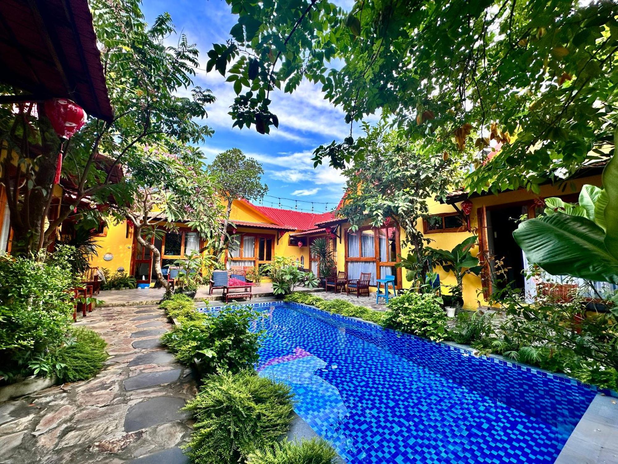 La Belle An Bang Seaside Hideaway-3 Min Walk To Beach,Pool,Family Friendly Хойан Экстерьер фото