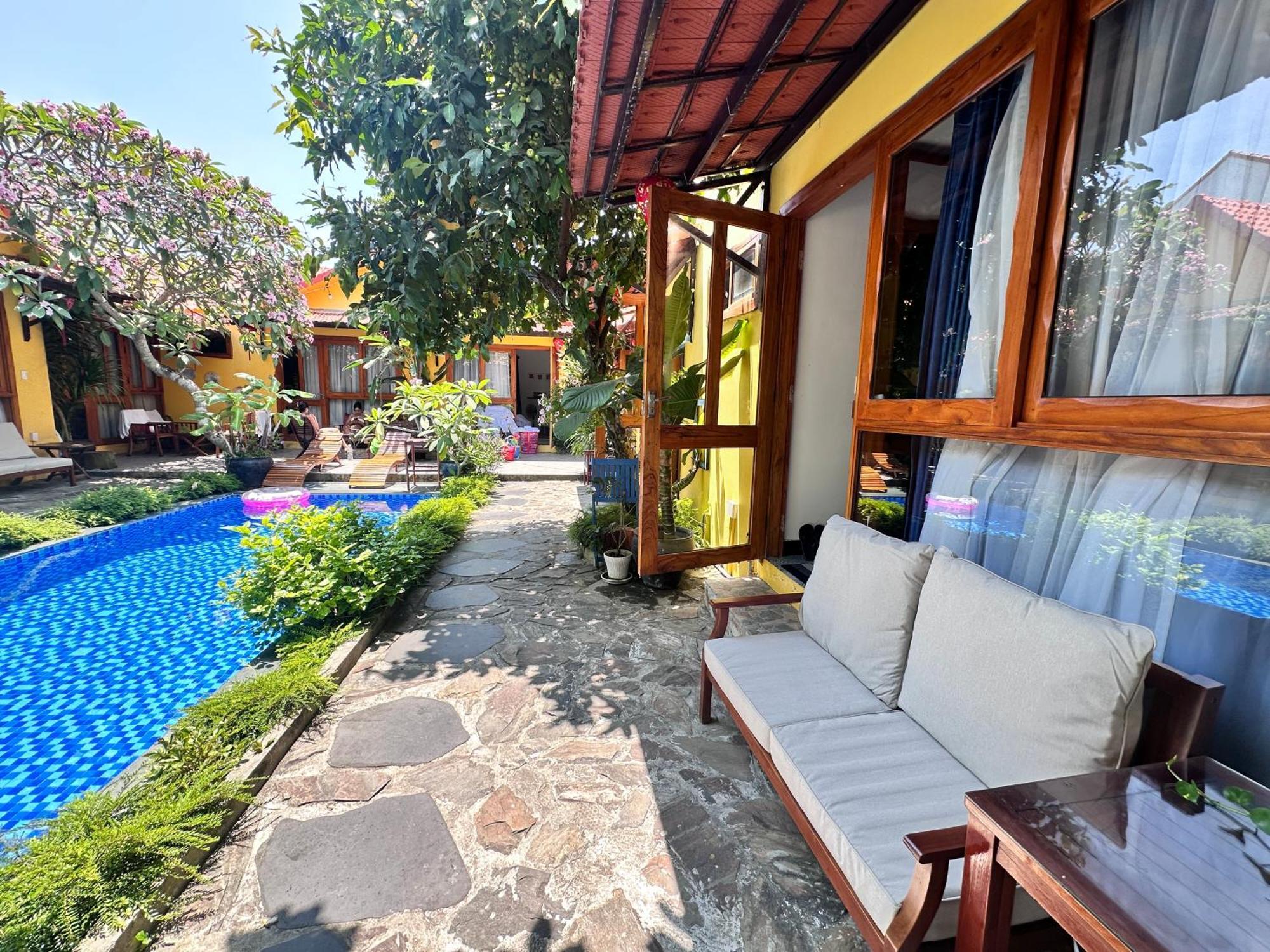 La Belle An Bang Seaside Hideaway-3 Min Walk To Beach,Pool,Family Friendly Хойан Экстерьер фото
